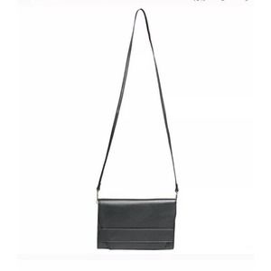 NEW! Summer And Rose Black Celine Crossbody Bag / Clutch Black Vegan Leather